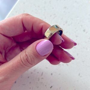 Oura ring, gold, size 7